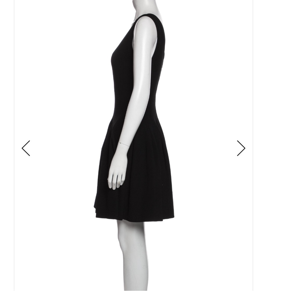 Alaia Black V-Neck Midi Dress size 42 - Picture 2 of 7